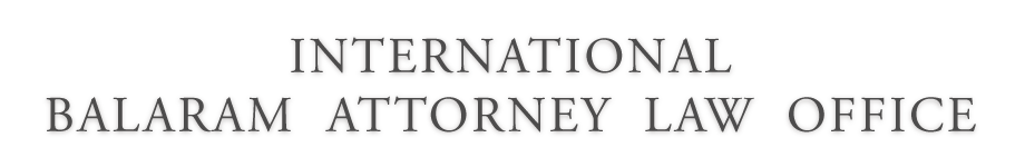 INTERNATIONAL BALARAM ATTORNEY LAW OFFICE
